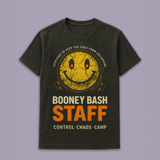 Control, Chaos, Camp Smiley - Booney Bash STAFF Shirt