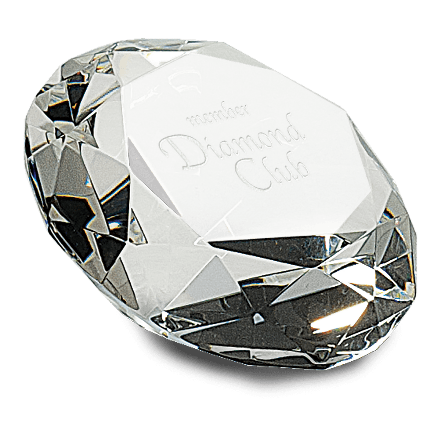 2 1 2 Clear Crystal Diamond 4 Diameter