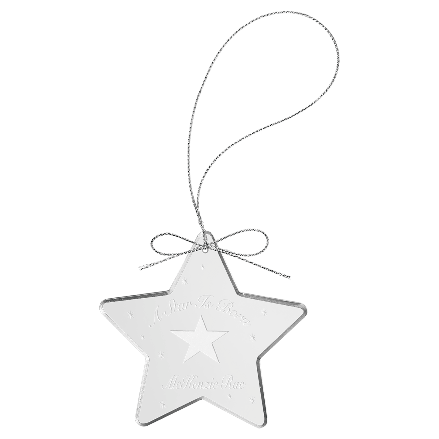 3 Crystal Star Ornament