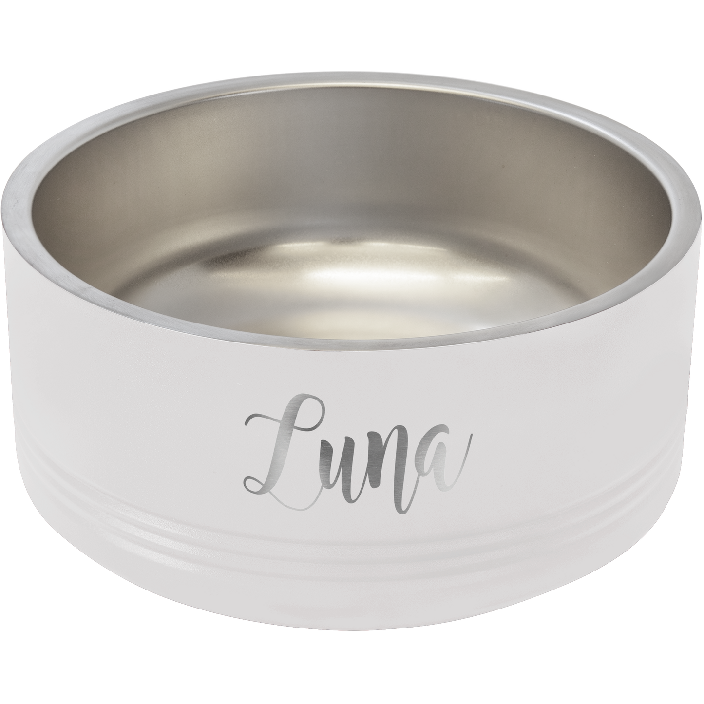 Polar Camel 32 oz Medium White Pet Bowl