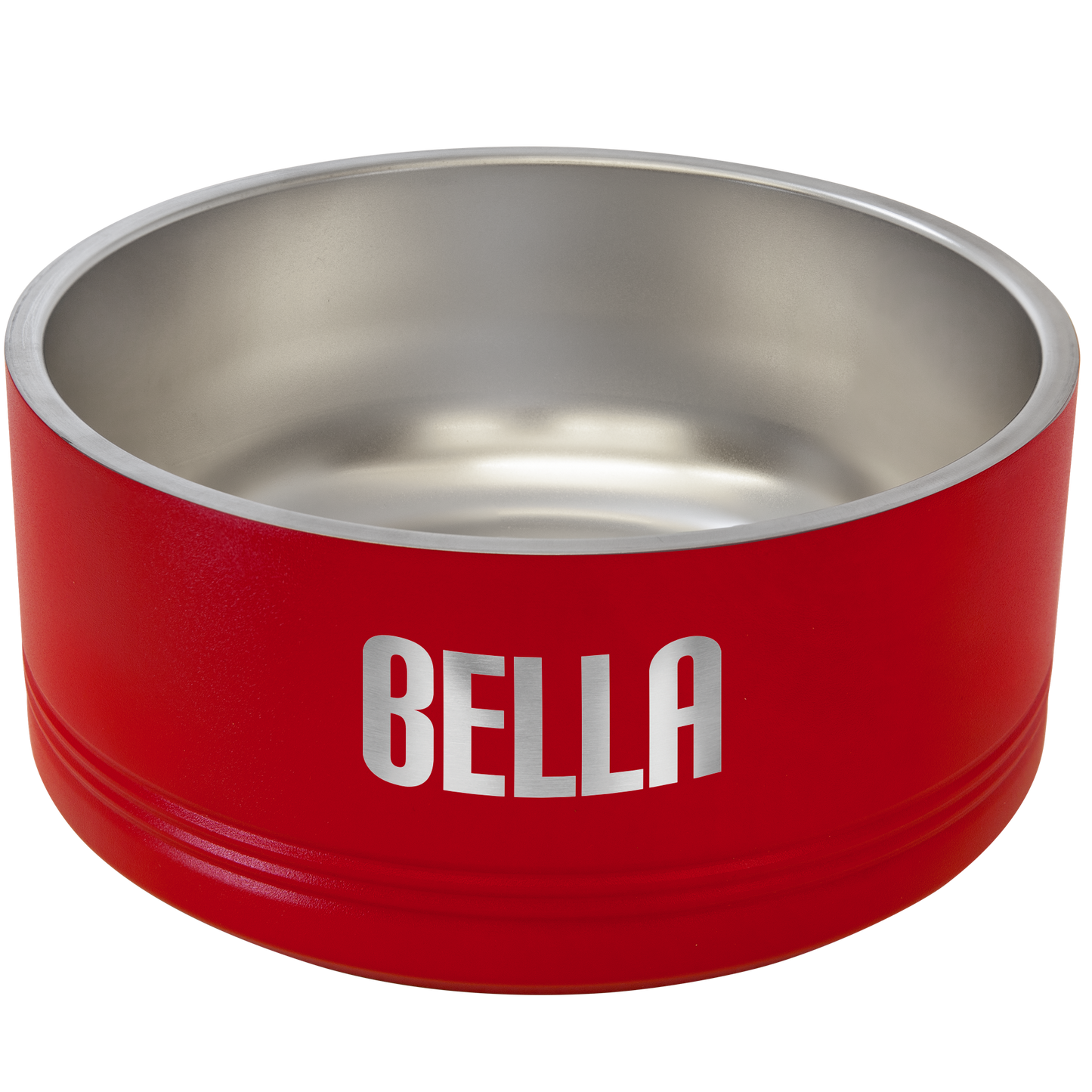 Polar Camel 64 oz Large Red Pet Bowl