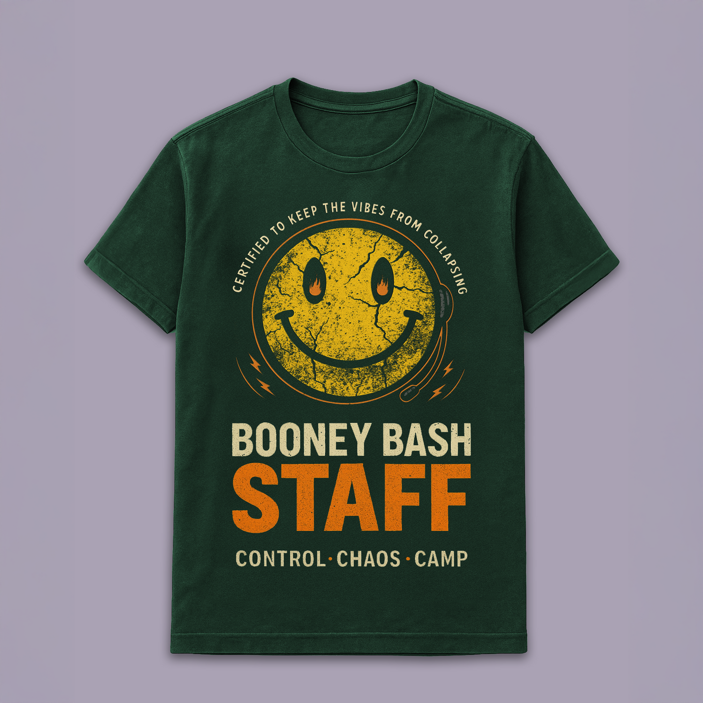 Control, Chaos, Camp Smiley - Booney Bash STAFF Shirt