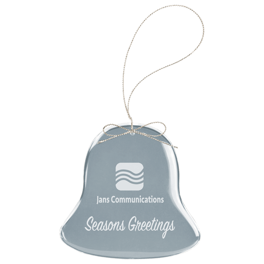 2 3 4 Crystal Bell Ornament