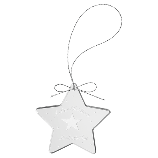 3 Crystal Star Ornament