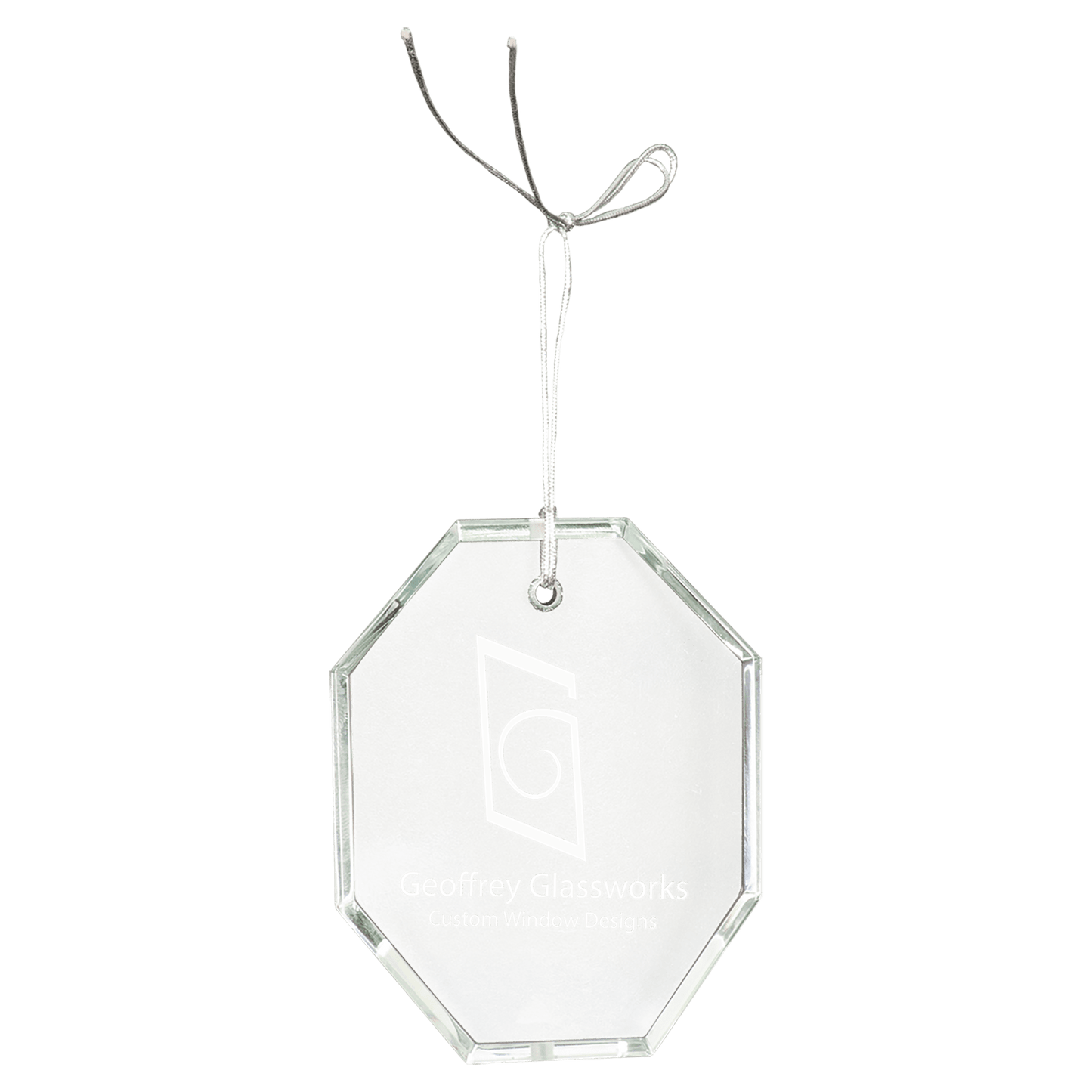 3 1 2 Crystal Octagon Ornament
