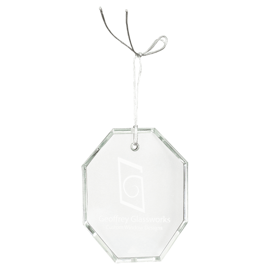 3 1 2 Crystal Octagon Ornament