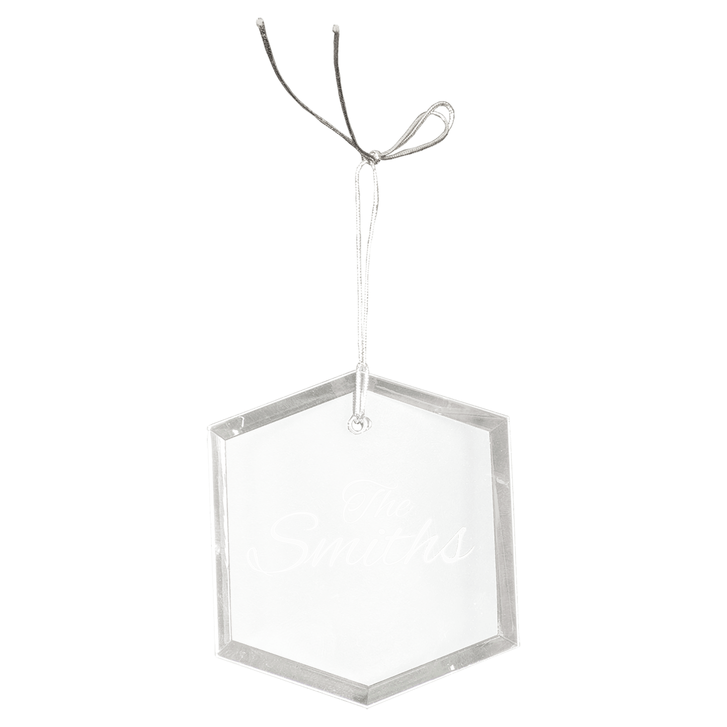3 Crystal Hexagon Ornament