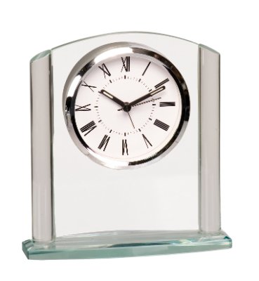 6 1 4 Arch Glass Clock