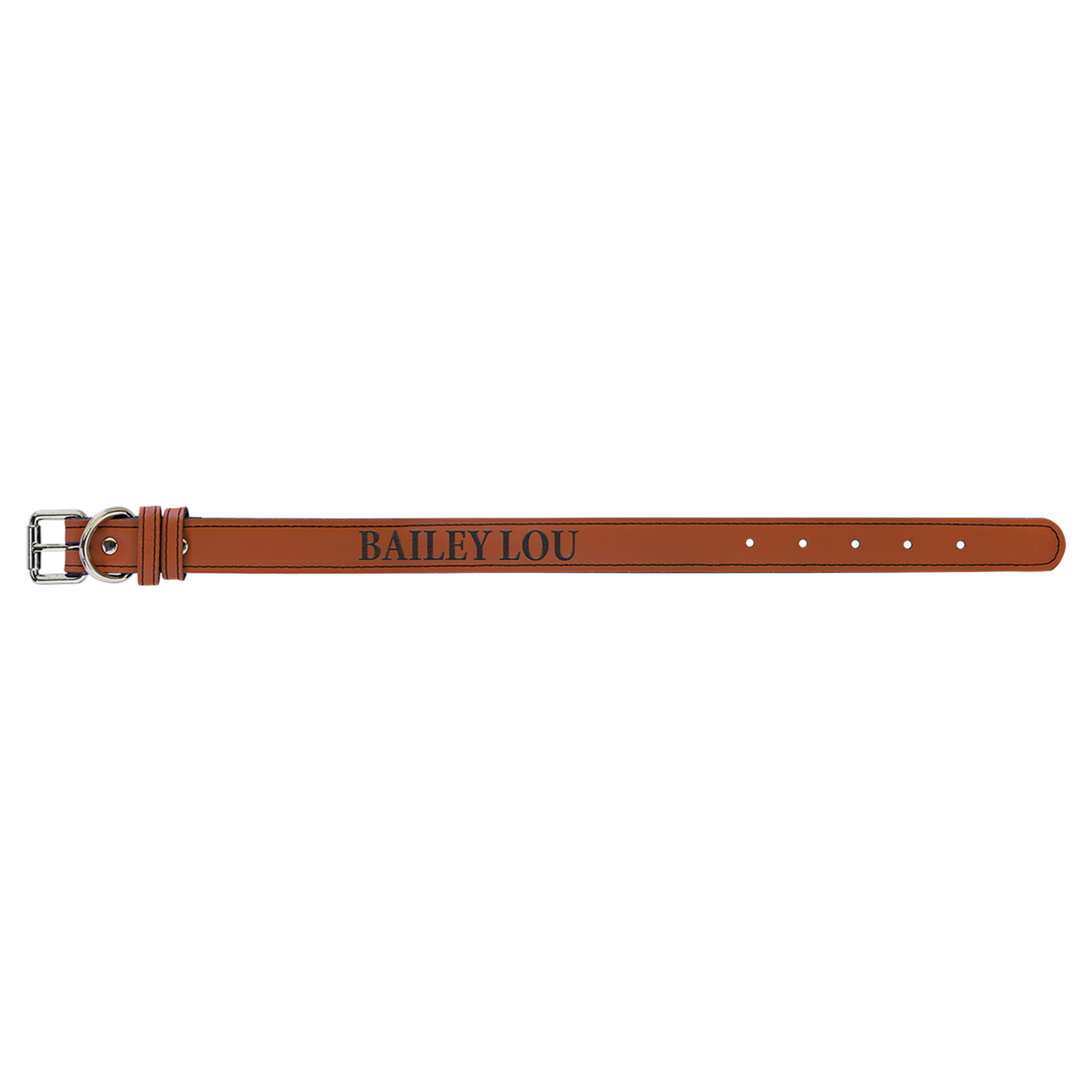 Small 15 x 3 4 Rawhide Laserable Leatherette Dog Collar