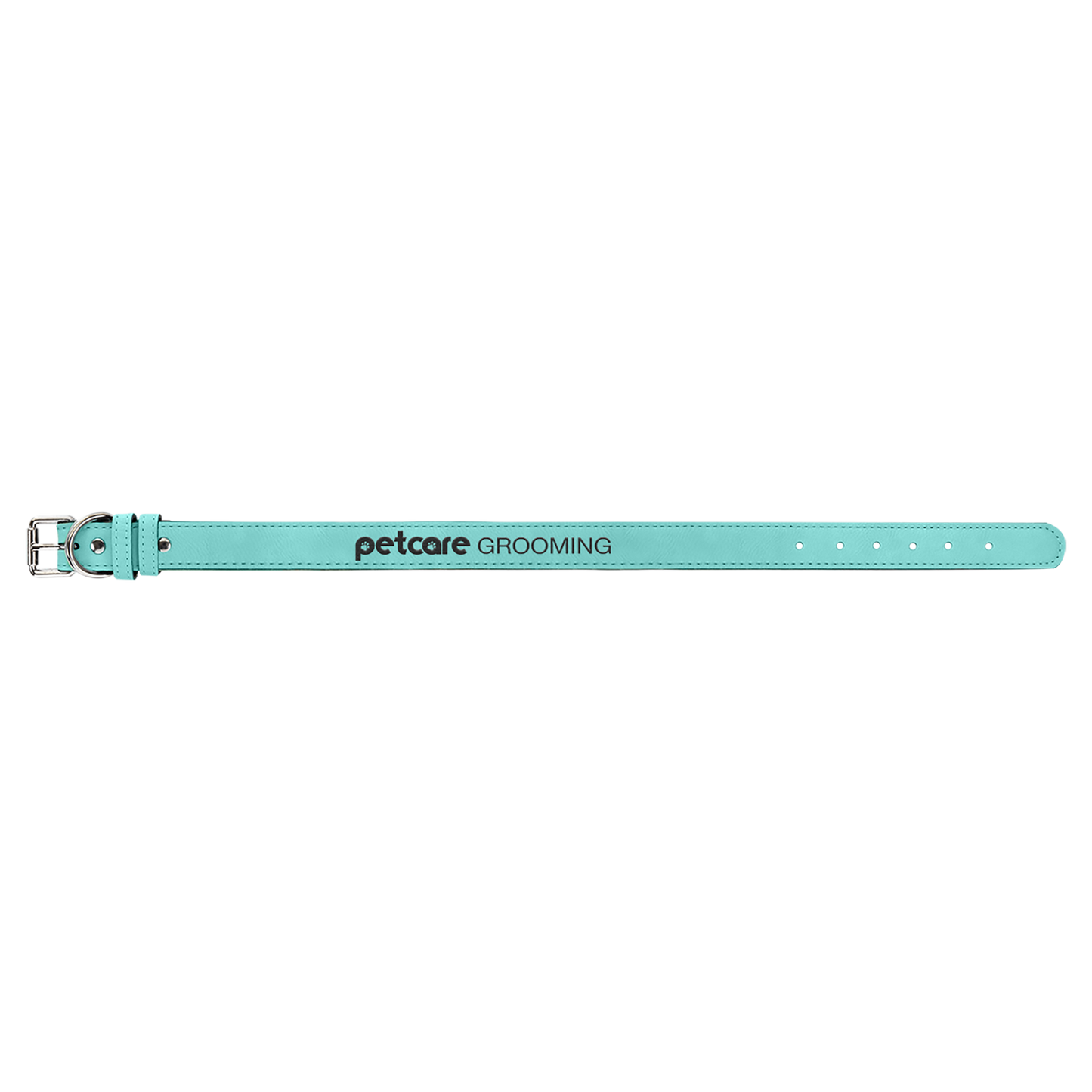 Extra Large 27 x 1 1 4 Teal Laserable Leatherette Dog Collar
