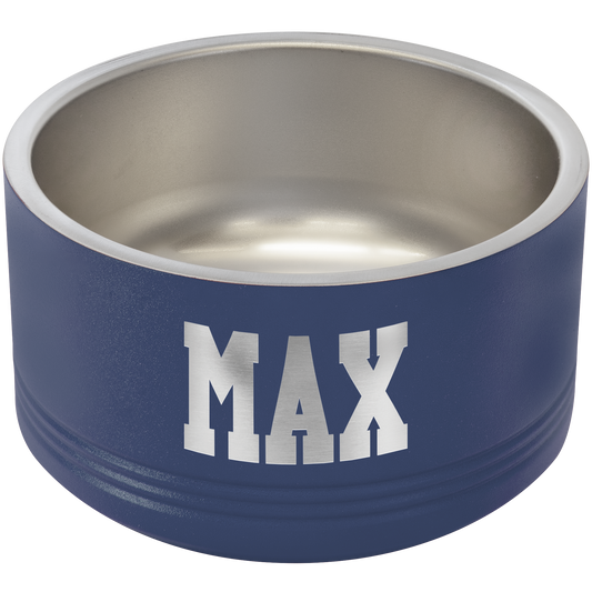 Polar Camel 18 oz  Small Navy Blue Pet Bowl