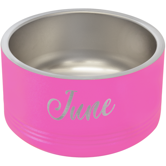 Polar Camel 18 oz  Small Pink Pet Bowl