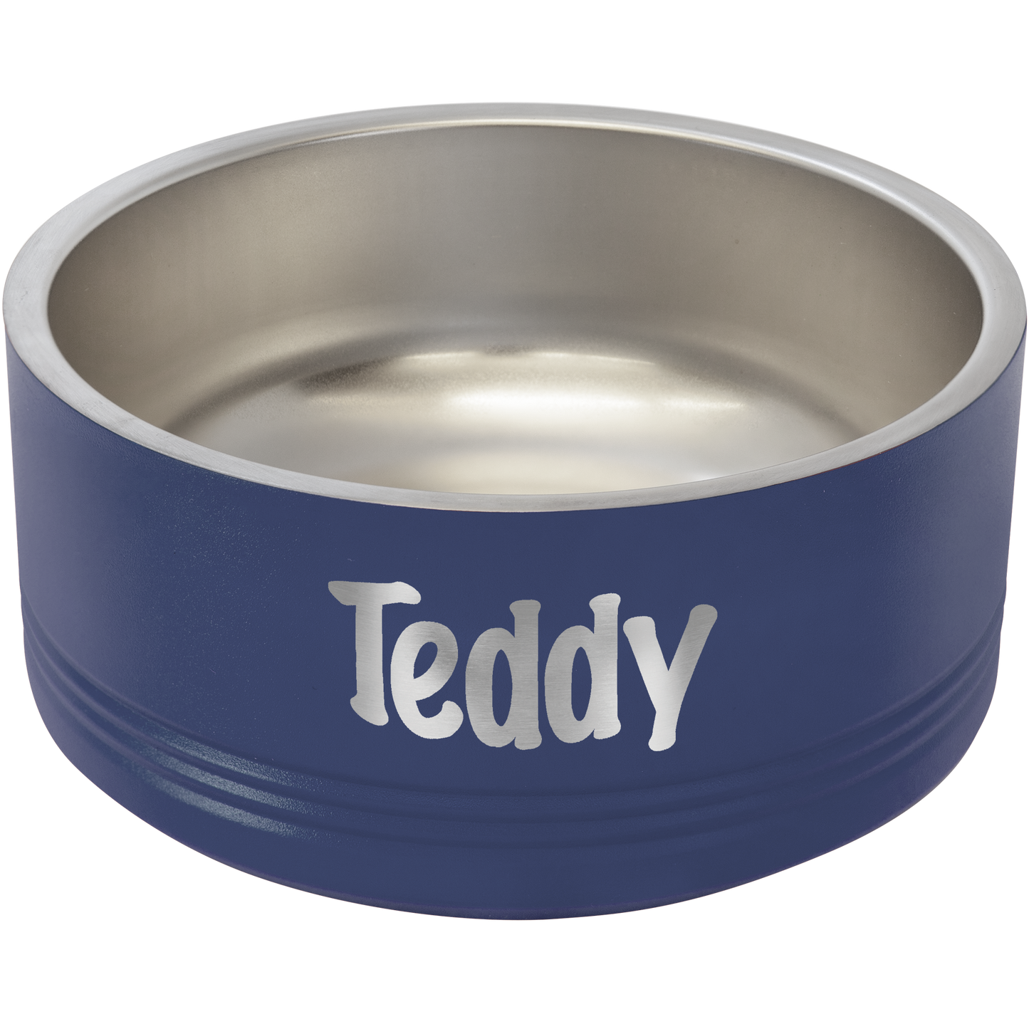 Polar Camel 32 oz  Medium Navy Blue Pet Bowl