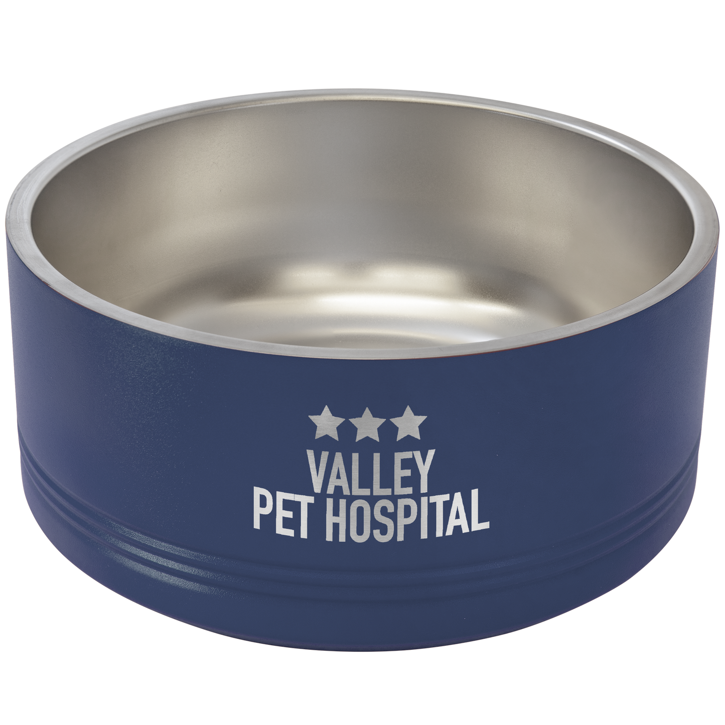 Polar Camel 64 oz  Large Navy Blue Pet Bowl