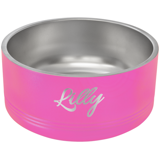 Polar Camel 64 oz  Large Pink Pet Bowl