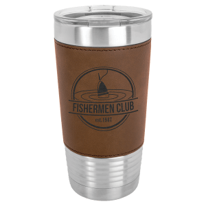 Leatherette Wrapped Polar Camel Tumbler