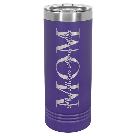 22 oz. Skinny Tumbler with Slider Lid