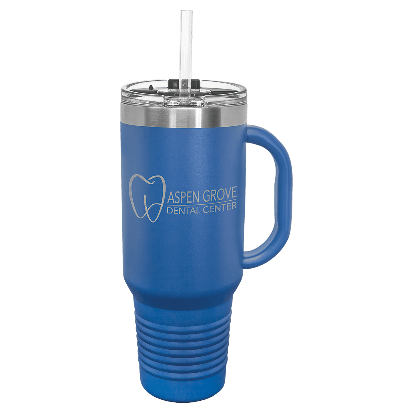 40 oz. Travel Mug with Straw and Snap Lid