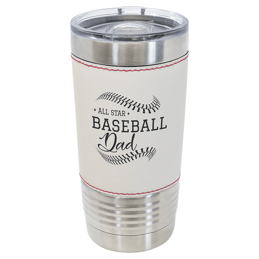 20 oz. Baseball Sport Tumbler with Slider Lid