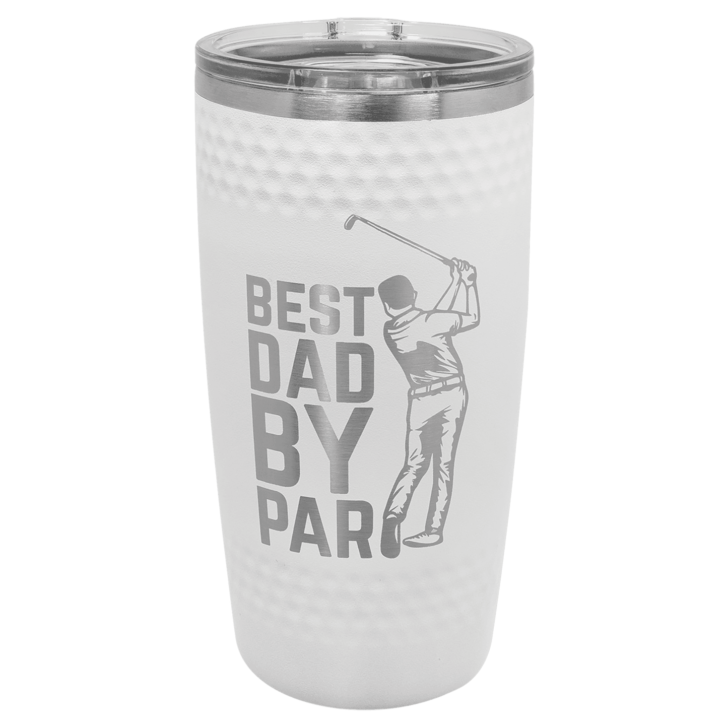20 oz. Golf Tumbler with Dimples and Slider Lid
