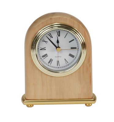 4 x 5 Red Alder Arch Desk Clock